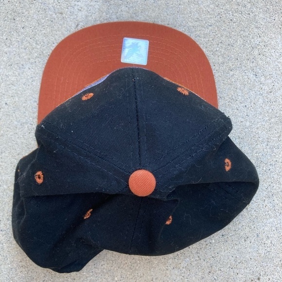 Texas Longhorns Black Script Spell-Out Snapback Hat One Size NCAA Big 12 College - Picture 9 of 10